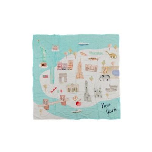 Loulou Lollipop Muslin Swaddle Blanket - New York City: Theme Myth And Fairytale