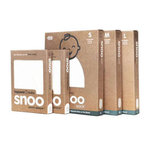 SNOO Sleep Sack Bundle in Small, Medium, Large Sizes and Sheets – Happiest Baby