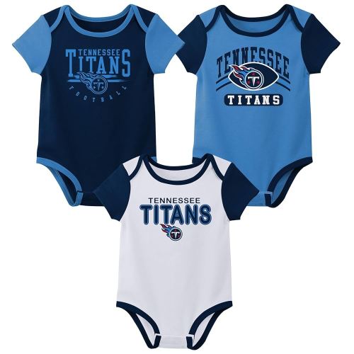 Outerstuff NFL Teams Newborn Baby and Infant Short Sleeve Bodysuit Variety 3-Pack (0-18m)