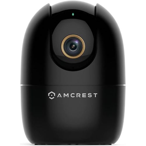 Amcrest 4MP WiFi Camera Indoor, Dog Camera, Sound & Baby Monitor, Human & Pet Detection, Motion-Tracking, w/ 2-Way Audio, Pan/Tilt Wireless IP Camera, Night Vision, Smart Home ASH41-B
