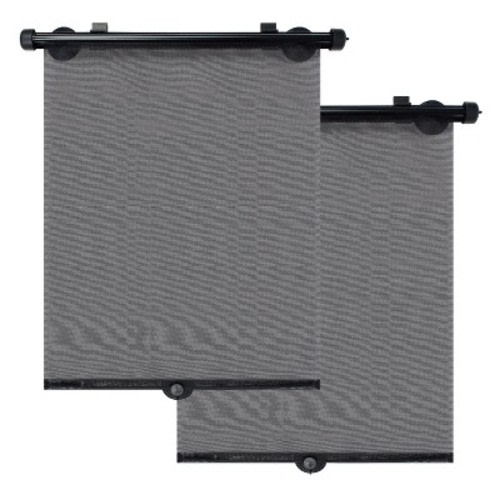 The Peanutshell Roller Baby Car Window Shades, 2-Pack Set
