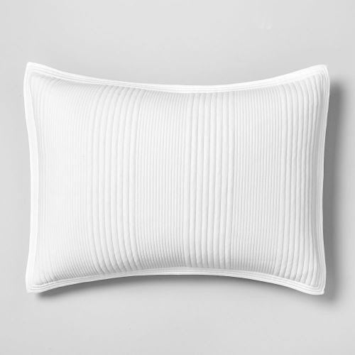 Cotton Cloud Jersey Sham (Standard, White)