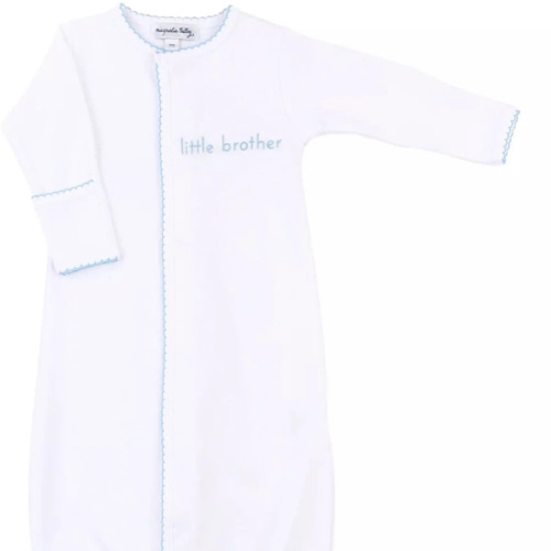 Little Brother Embroidered Converter | Posh Tots Children's Boutique