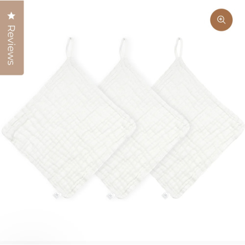 Bath - Washcloth 3 Pack - White