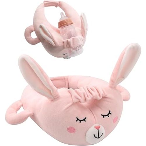 Baby Bottle Holder Hands Free, Portable Bottle Holder for Baby self Feeding, Baby Self Feeding Pad,Baby Feeding Pillow, Baby Bottle Holder Sling