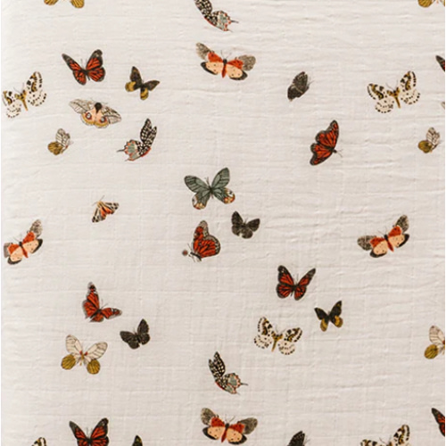 Butterfly Migration Crib Sheet