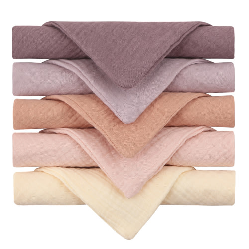 Baby Bath Towel Cotton Burp Cloth Soft Absorbent Gauze Kindergarten Washcloth