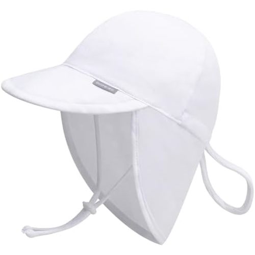 Duoyeree UPF 50+ Baby Sun Hat with Ear and Neck Protection - Toddler Beach Hat for Boys & Girls - Ideal for Summer Fun
