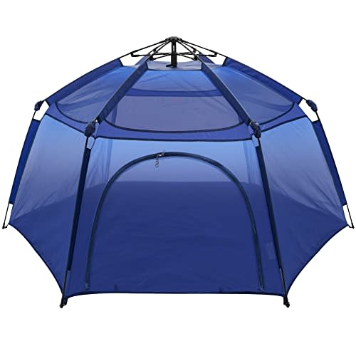 Alvantor Baby Playpen Play Yard 84"x84"x44”Large Kids Tents Pop Up Play Tent Indoor Outdoor Playhouse for Babies Toddlers Children Camping Playground Beach, Navy