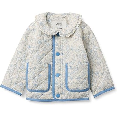 Midweight Quilted Field Jacket with Ruffle-- 18 mo