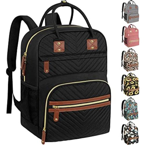 Diaper Bag Backpack for Women Large Capacity with Insulated Pockets Multifunctional Diaper Bags For Baby Girl Boy Waterproof Baby Bags For Mama Maternity Travel Bag Black