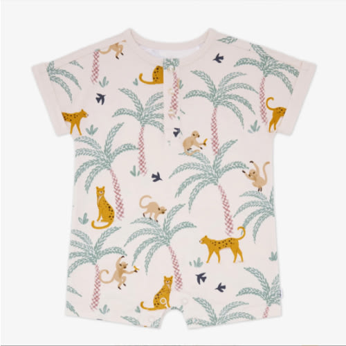 Wild Escape Dolman Henley Romper – Little Sleepies