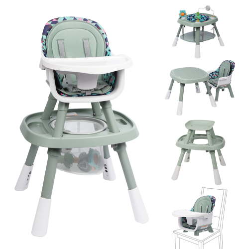 Tolead 15-in-1 Baby Highchair & Activity Center, 15-in-1 Convertible High Chair with Green