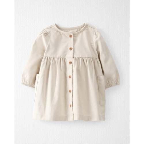 Baby Organic Cotton Corduroy Pocket Dress in Toasted Wheat - Little Planet | Carter's