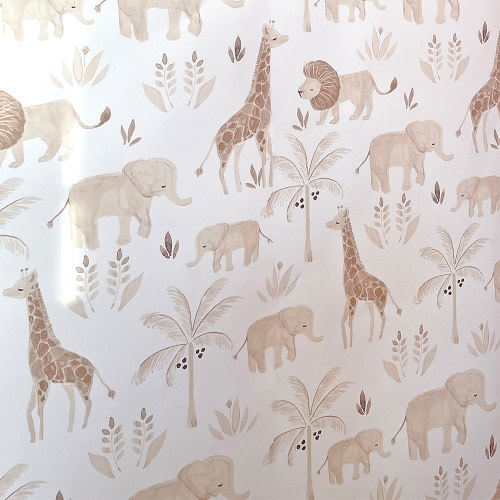 Crane Baby Non-Woven Wallpaper - Kendi Animals