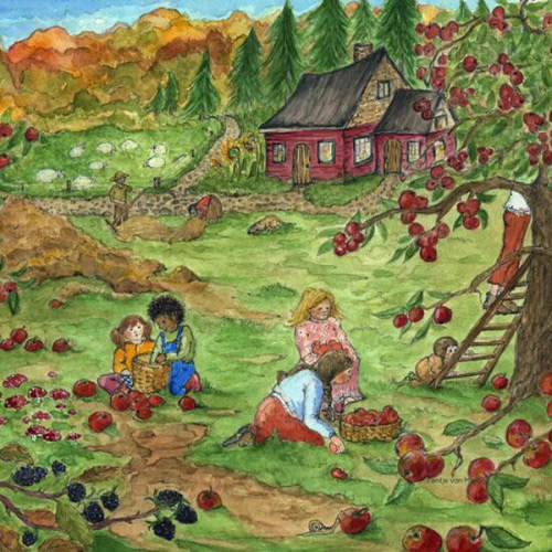 Toverlux silhouette - Eentje Van Margo - Red Cottage: Autumn