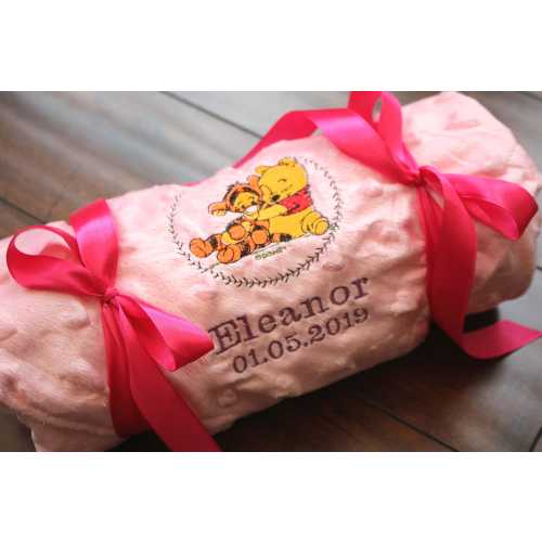 Winnie the Pooh Baby Blanket Personalised