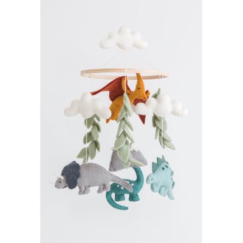 Dino Mobile/ Dinosaur Mobile / Dino Nursery / Baby Animal - Etsy