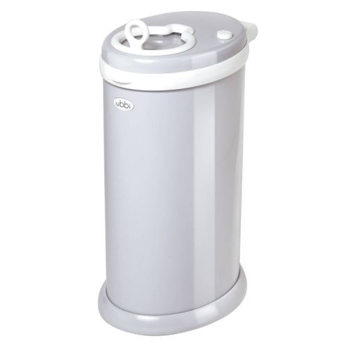 Ubbi Stainless Steel Diaper Pail - Gray