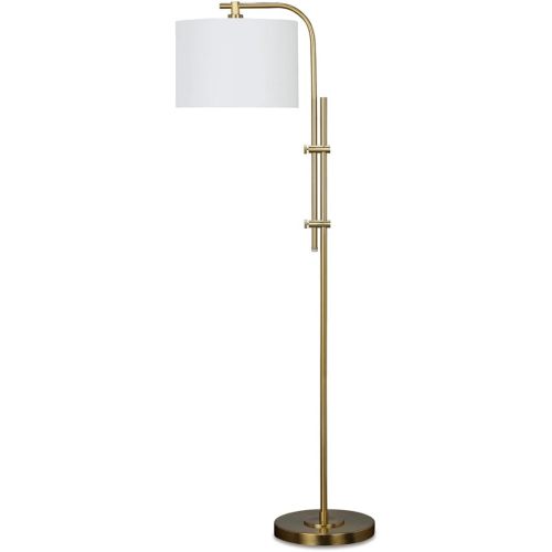Signature Design by Ashley Baronvale 60" Modern Metal Adjustable Floor Lamp, Brass