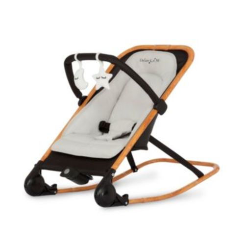 Baby Rock with me 2-in-1 Rocker and Stationary Seat | Compact Portable Rocker with Removable Toys Bar & Hanging Toys