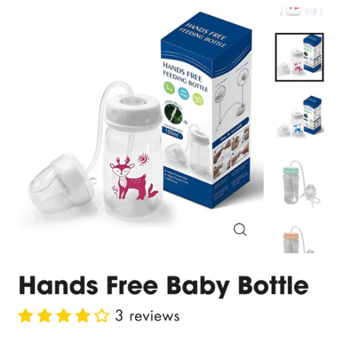 Hands free Baby bottle