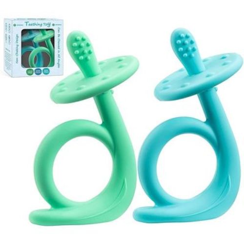 Baby Teething Toys, Silicone Baby Teether Baby Chew Toys Freezer Safe Bpa Free, Soothe Babies Gums Teething