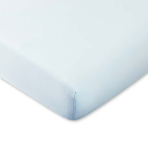 Parent's Choice 100% Cotton Infant Crib Fitted Sheet, Blue