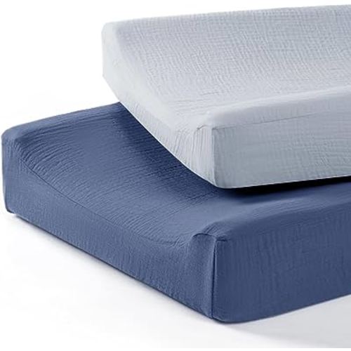 Baby Changing Pad Cover: Muslin Diaper Changing Table Pad Cover - Changing Pad Sheets for Girls Boys