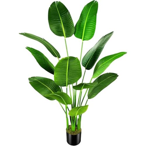 OXLLXO | Artificial Bird of Paradise Palm - 5'-5"