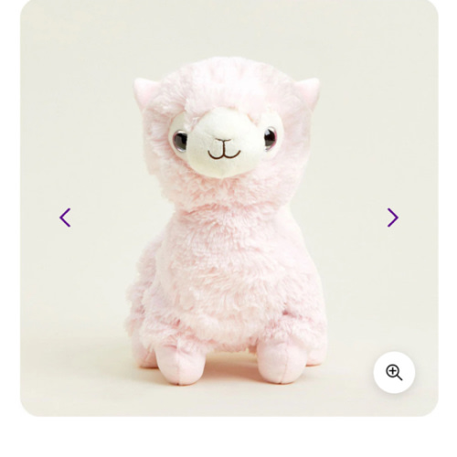 Pink Llama Warmies | Microwavable Pink Llama Warmies Stuffed Animal | Warmies USA