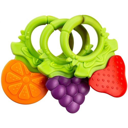Baby Teething Toys for Newborns 0-6 Months | Textured Silicone Teethers for Infants 6-12 Months | Soothes Baby's Gums | 3 Pack