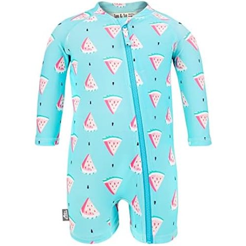 JAN & JUL Long Sleeve 1-pc UV Jumpsuit Rash Guard (Baby, Toddler)