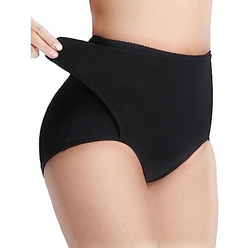 Shymay Postpartum Underwear Tummy Control Belly Wrap for Women C Section Underwear Fupa Control Panties