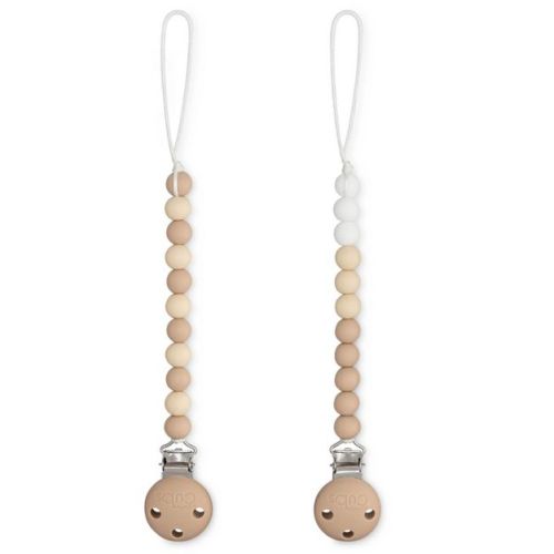 Pacifier Clip For Boys And Girls By Comfy Cubs - Beige
