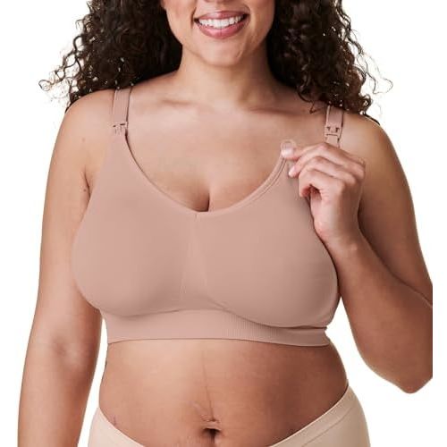 BRAVADO! DESIGNS Body Silk Seamless Nursing Bra for Breastfeeding, Wireless Maternity Bra