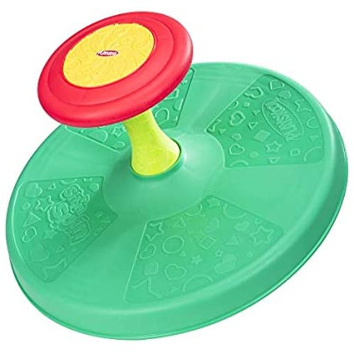 Playskool Sit ‘n Spin Classic Spinning Activity Toy for Toddlers Ages Over 18 Months (Amazon Exclusive),Multicolor - Frustration-Free Packaging