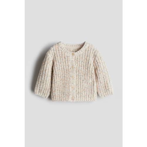 PATENT-KNIT CARDIGAN