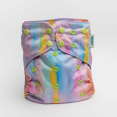 Abstract: Essentials Pocket Cloth Diaper with Athletic Wicking Jersey, Grows with your Baby