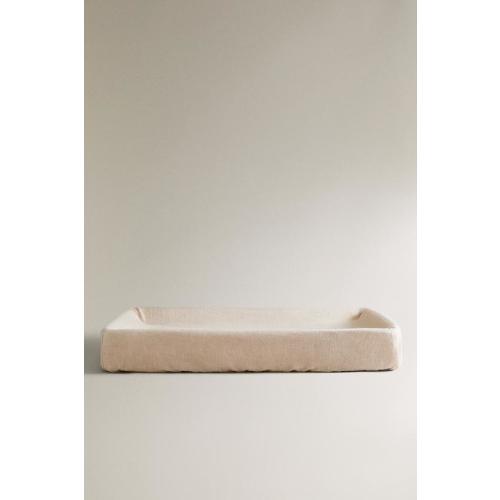 CHILDREN’S PLAIN LINEN POPLIN CHANGING PAD COVER