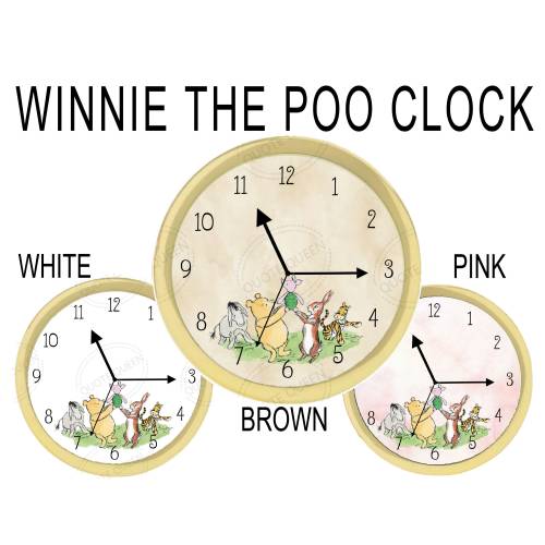 Classic Winnie the Pooh Clock