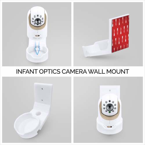Infant Optics DXR8 & Pro Tilted Wall Mount Holder, Adhesive & Screw-In - Brainwavz Audio