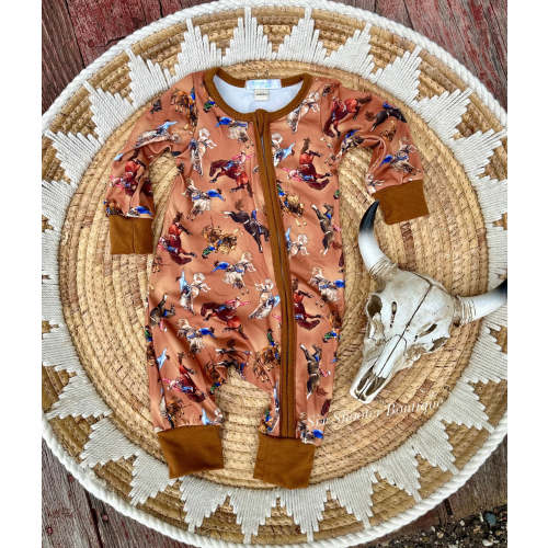 Bronc rider baby sleeper