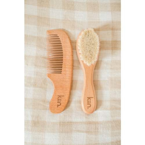 Wooden Baby Brush + Comb Set – Kiin ®