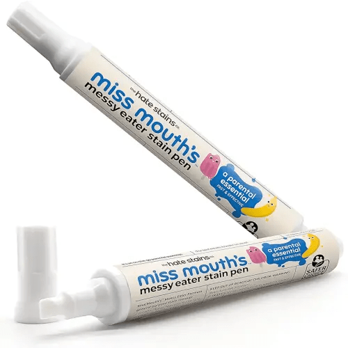 Miss Mouth's Messy Eater Stain Treater Pen - 2 Pack To Go Instant Stain Remover Pen - Newborn & Baby Essentials - On-The-Go & Travel Essentials