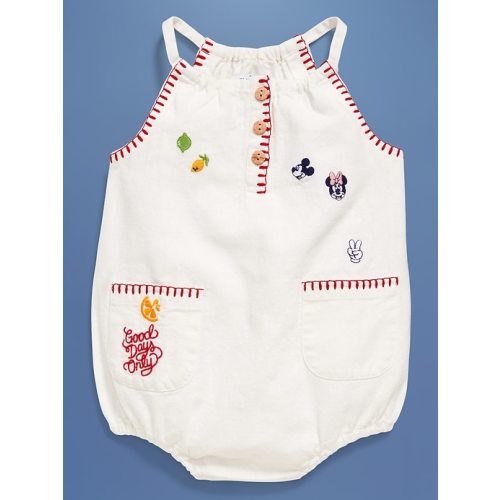 Old Navy x Disney© Linen-Blend Sleeveless One-Piece Romper for Baby