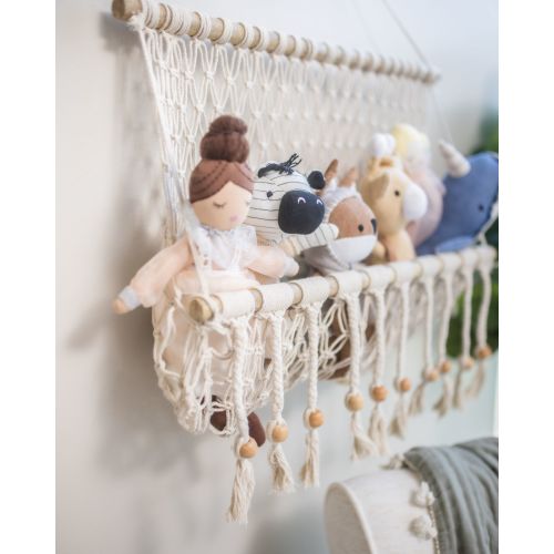 Willow Macrame Storage Wall Decor - Crane Baby