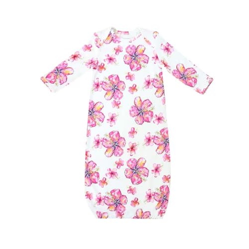 Hibiscus Kiss Bamboo Layette Gown  20 reviews