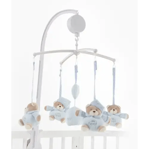 Bear Musical Mobile - Blue