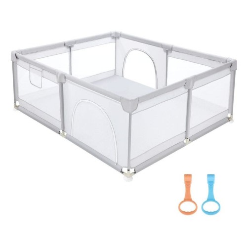 Baby Playpen Fence Pen Activity Centre Playground Safety Gate Enclosure Barrier Play Room Yard 150x200cm